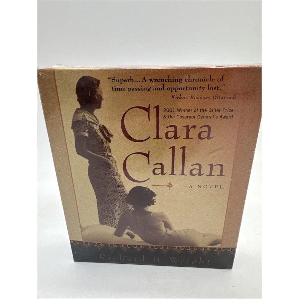 Clara Callan by Richard B. Wright 2002 Audio Book CD Discs Brand New NOS Sealed